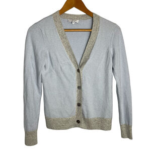J. Society 100% Cashmere Sweater Cardigan Women’s Size XS Minimalist Preppy